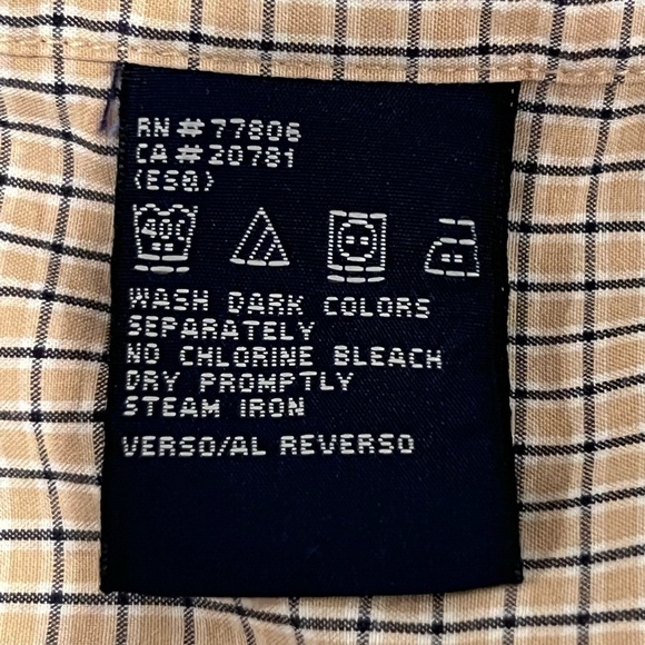 TOMMY Hilfiger men long sleeve button down shirt/size XL - Picture 4 of 9